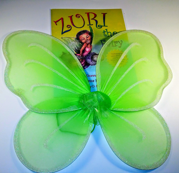 Green Fairy Wings & Zuri Book